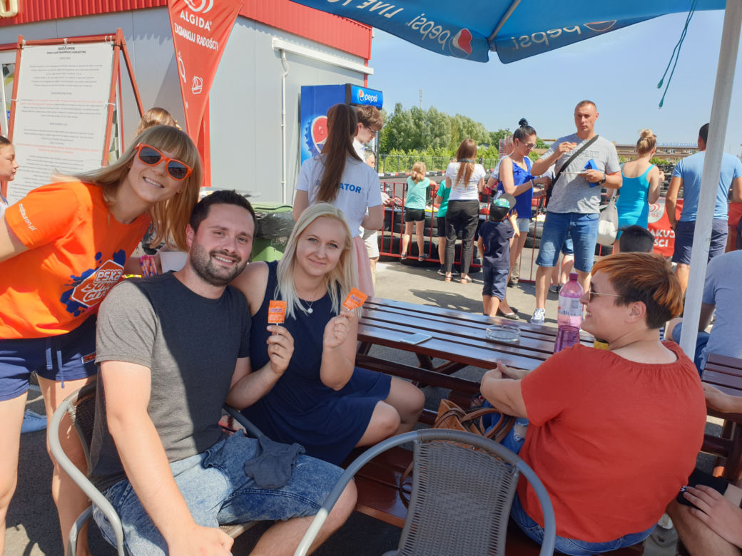 Eska Summer City na torze kartingowym Sadkarting
