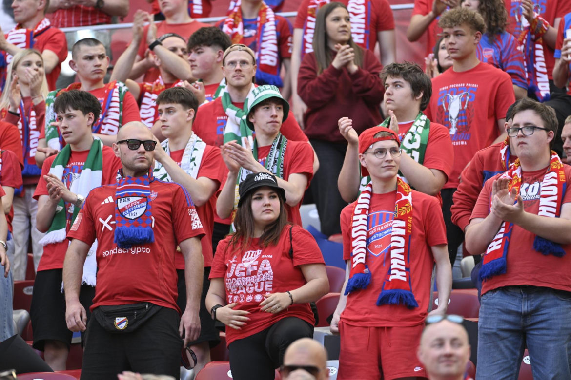 Kibice na finale Pucharu Polski: Górnik - Raków