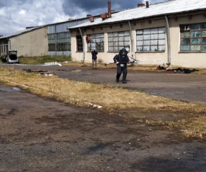 Czeremcha. Ćwiczenia policji na dworcu PKP: strzelanina, uprowadzenie zakładników