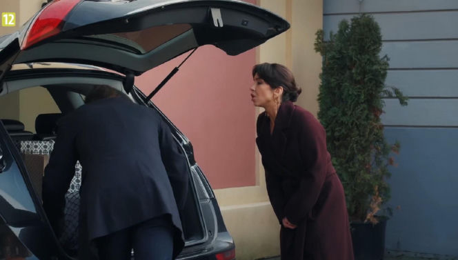 M jak miłość odc. 1924. Aneta (Ilona Janyst), Olek (Maurycy Popiel)