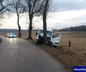 Groźne wypadki na drogach Warmii i Mazur. Są ranni, w tym dziecko