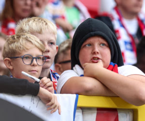 Górnik Zabrze - Lech Poznań: Zdjęcia kibiców i zawodników z meczu 8. kolejki PKO BP Ekstraklasy