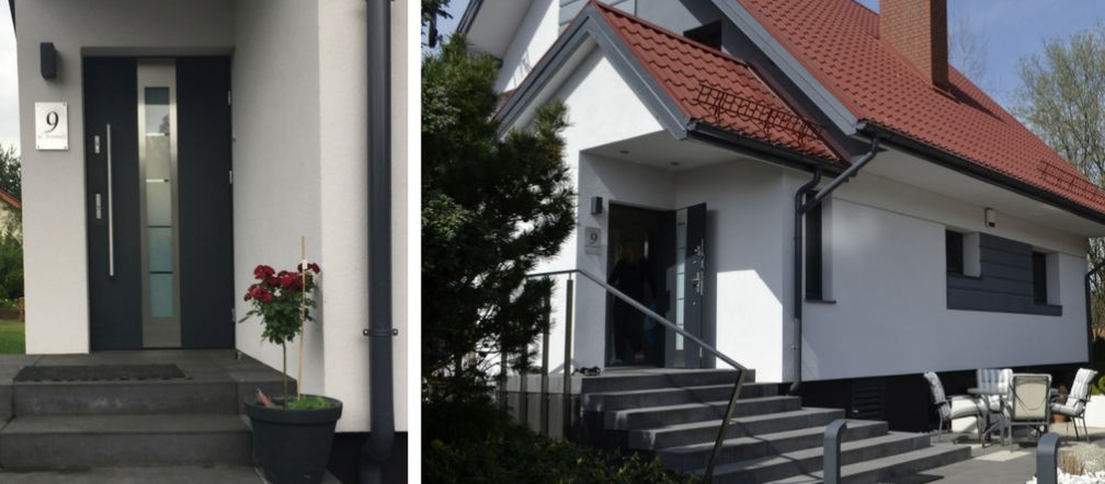 Dom z zewnątrz
