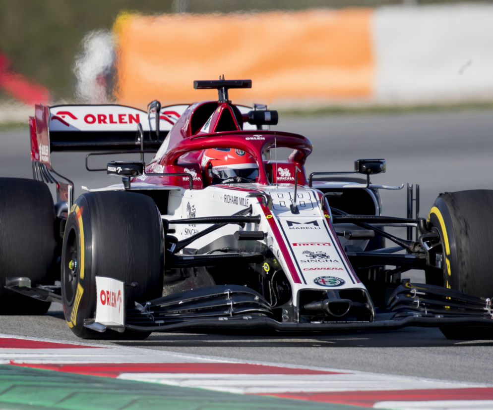 Robert Kubica w bolidzie Alfa Romeo Racing Orlen