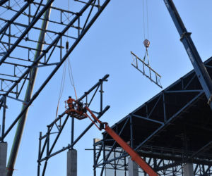 Budowa stadionu w Szczecinie - grudzień 2021