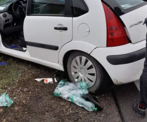 Koszmarny wypadek pod Makowem Mazowieckim! 2-latek z citroena zabrany przez śmigłowiec [ZDJĘCIA]