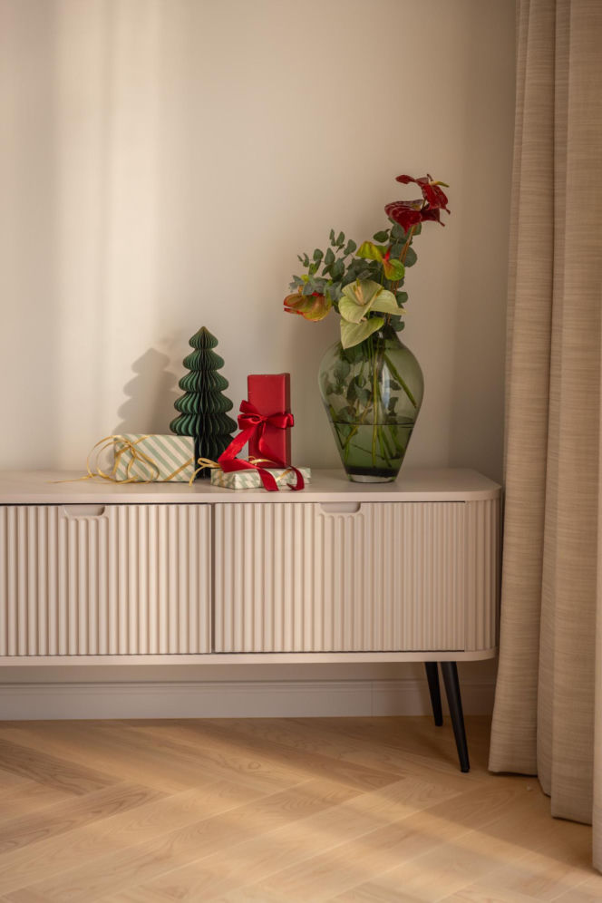 Mieszkanie w świątecznej aranżacji