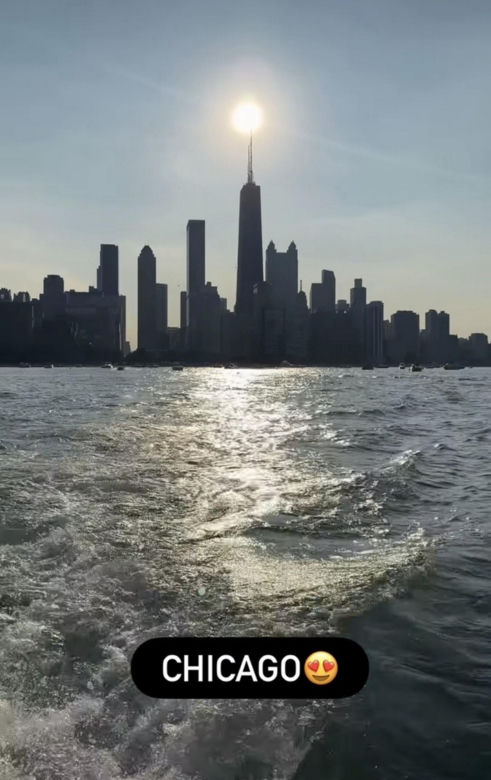 Robert Lewandowski zwiedzał Chicago