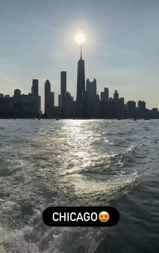 Robert Lewandowski zwiedzał Chicago