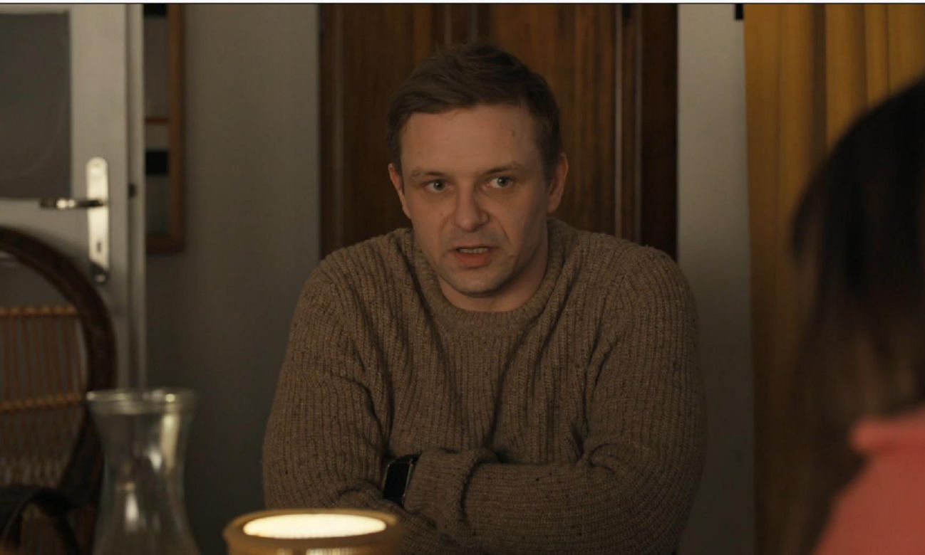 Barwy szczęścia odc. 3411. Hubert (Marek Molak), Agata (Natalia Zambrzycka)