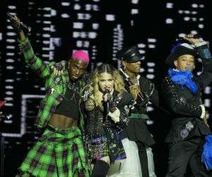 Madonna podczas koncertu w Rio de Janeiro