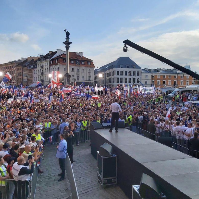 Lech Wałęsa pokazał kulisy manifestacji z 4.06
