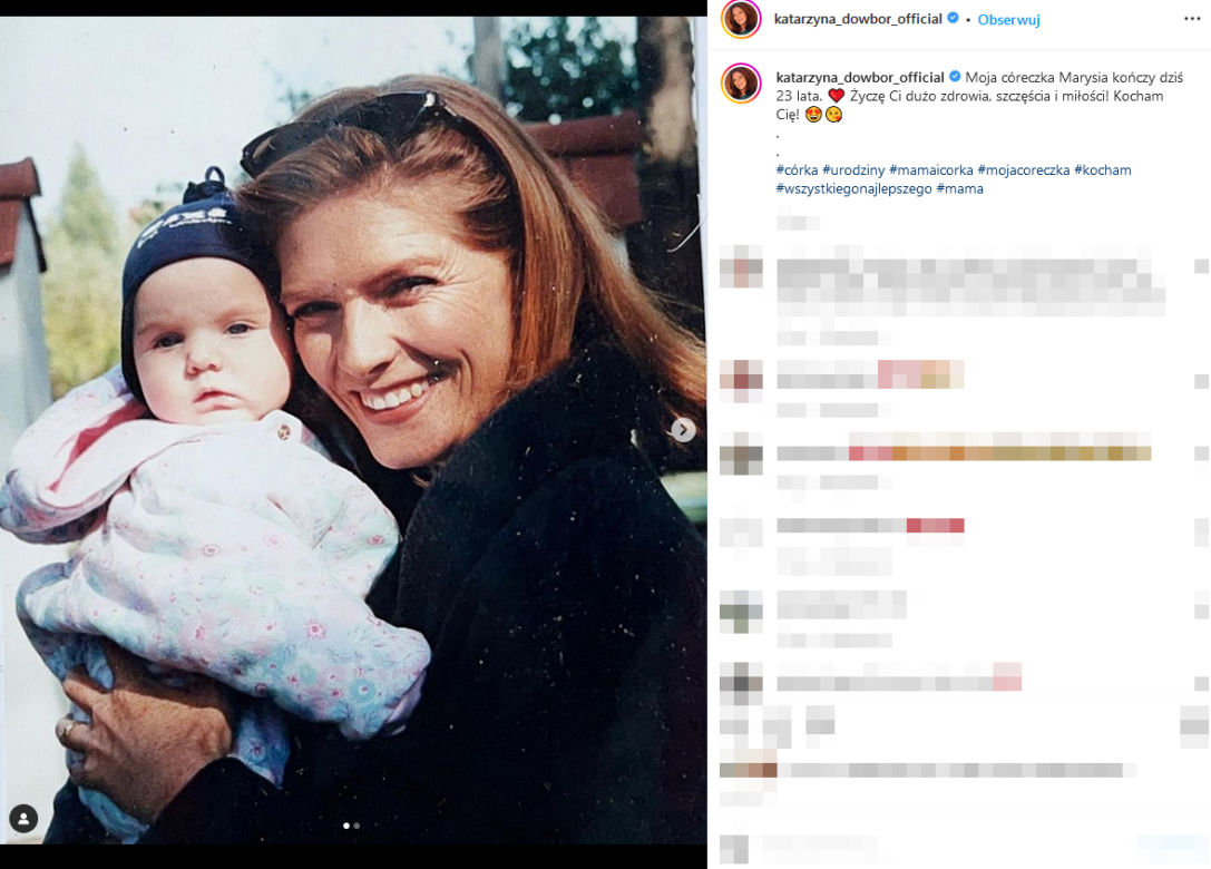Córka Katarzyny Dowbor wygląda jak jej kopia