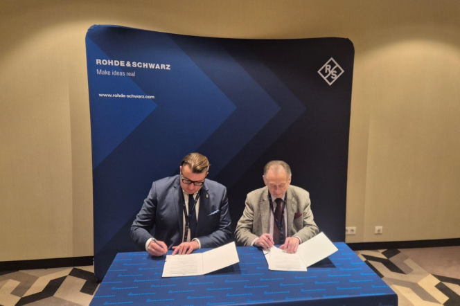 Podpisanie listu intencyjnego Rohde & Schwarz Poland z MBF Group