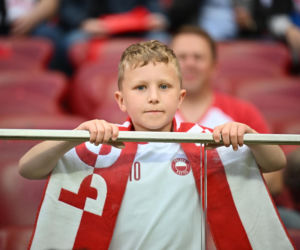 Kibice na meczu Polska-Nigeria