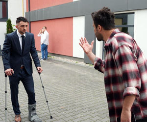 Barwy szczęścia odc. 3260. Damian (Michał Lesień-Głowacki), Mirek (Oliwier Kozłowski)