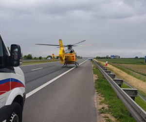 Wypadek na A4 w Imielinie! Ciężarówka runęła z 15 metrów!