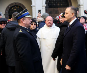 Karol Nawrocki wziął udział w Patriotycznej Pielgrzymce Kibiców na Jasnej Górze