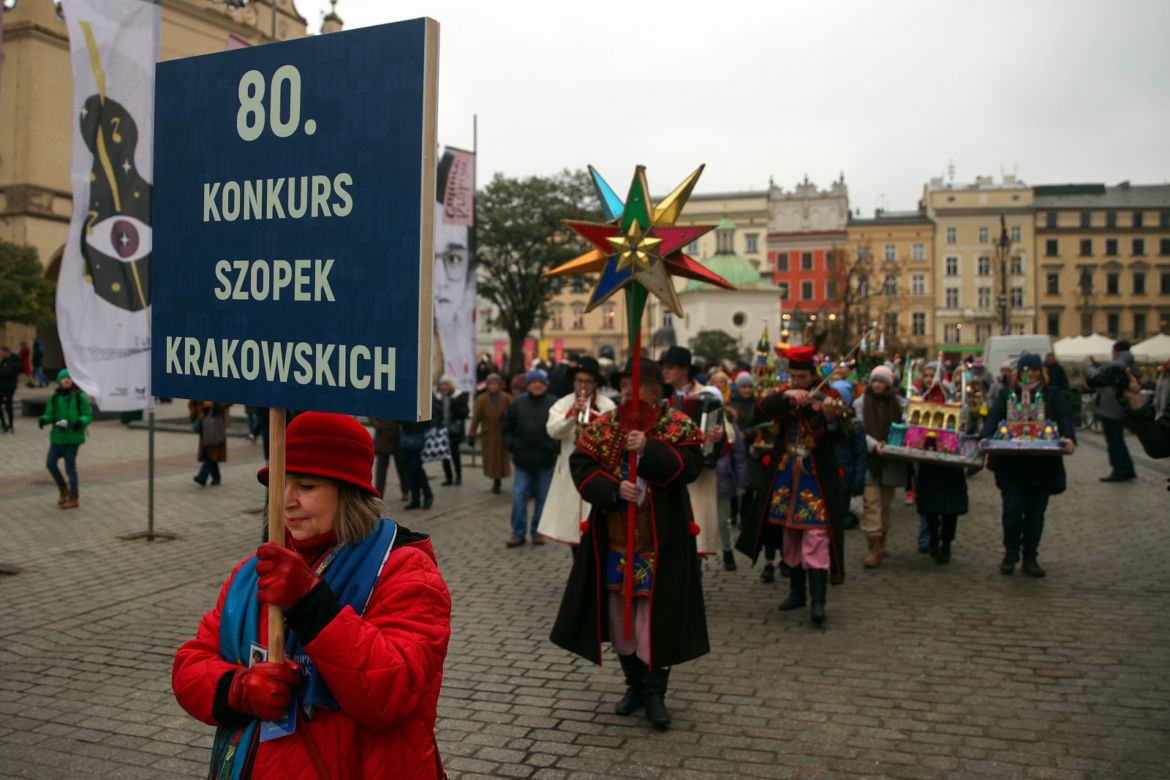 Świąteczne szopki w Krakowie 2022.