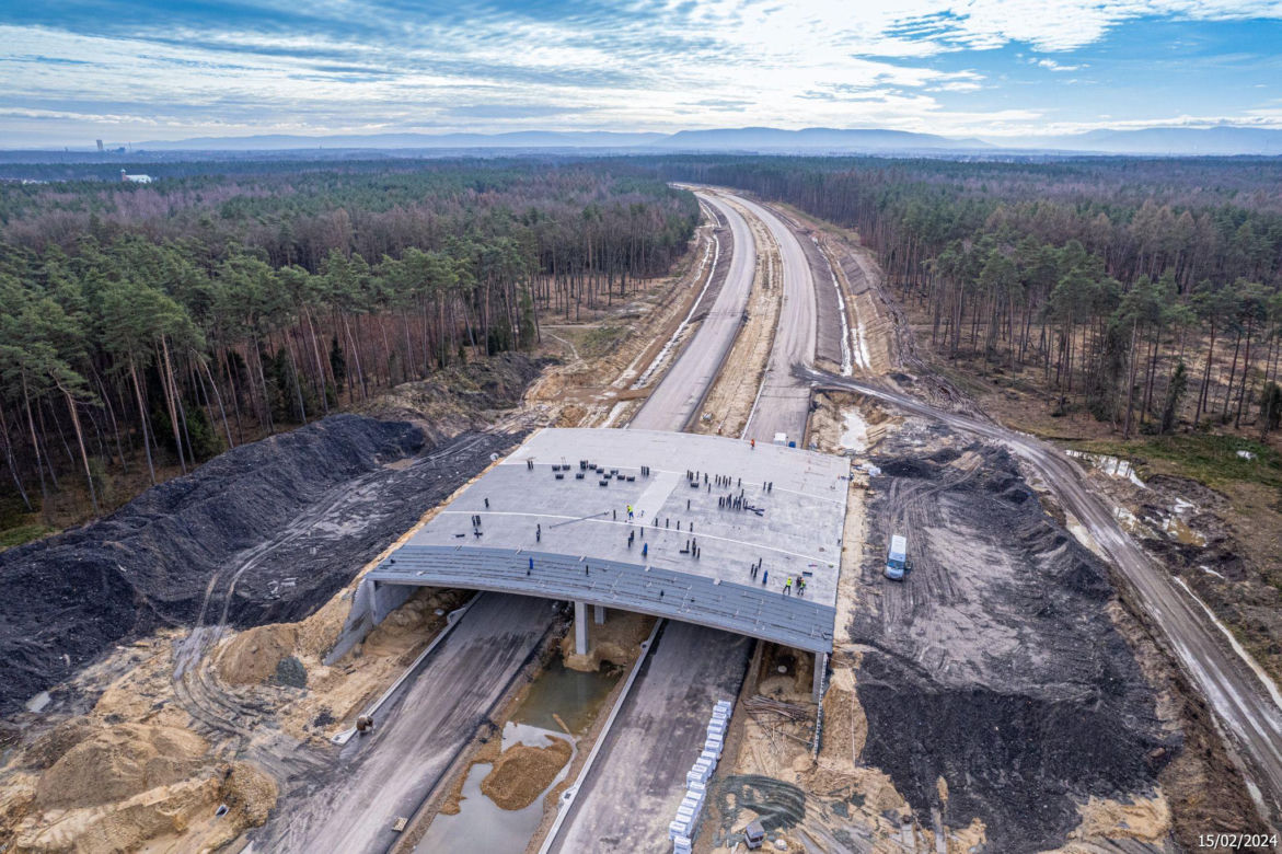 Budowa S1 Oświęcim - Dankowice LUTY 2024