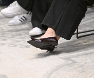 Iga Świątek i Daria Abramowicz na konferencji