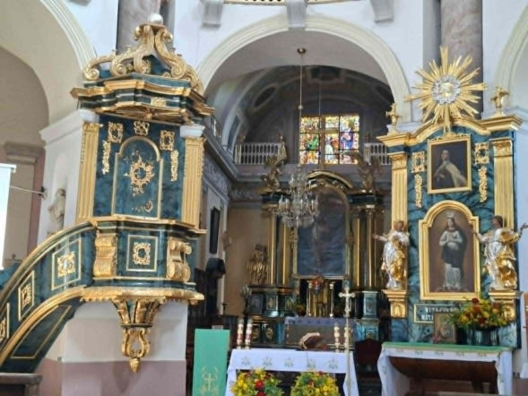 Klimontów. Wnętrze kolegiaty św. Józefa