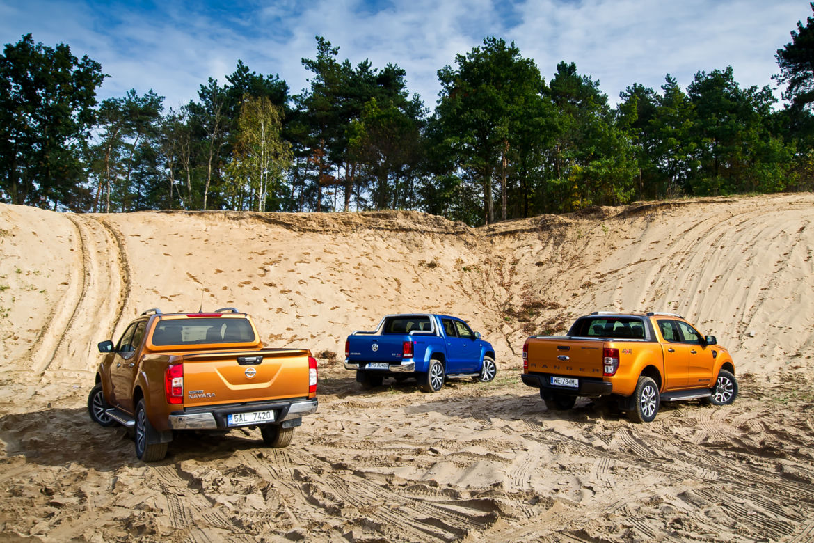 Nissan NP300 Navara, Volkswagen Amarok V6, Ford Ranger Wildtrak