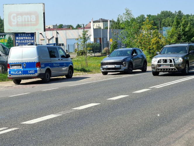 Kolizja na ul. Ostrowieckiej w Starachowicach