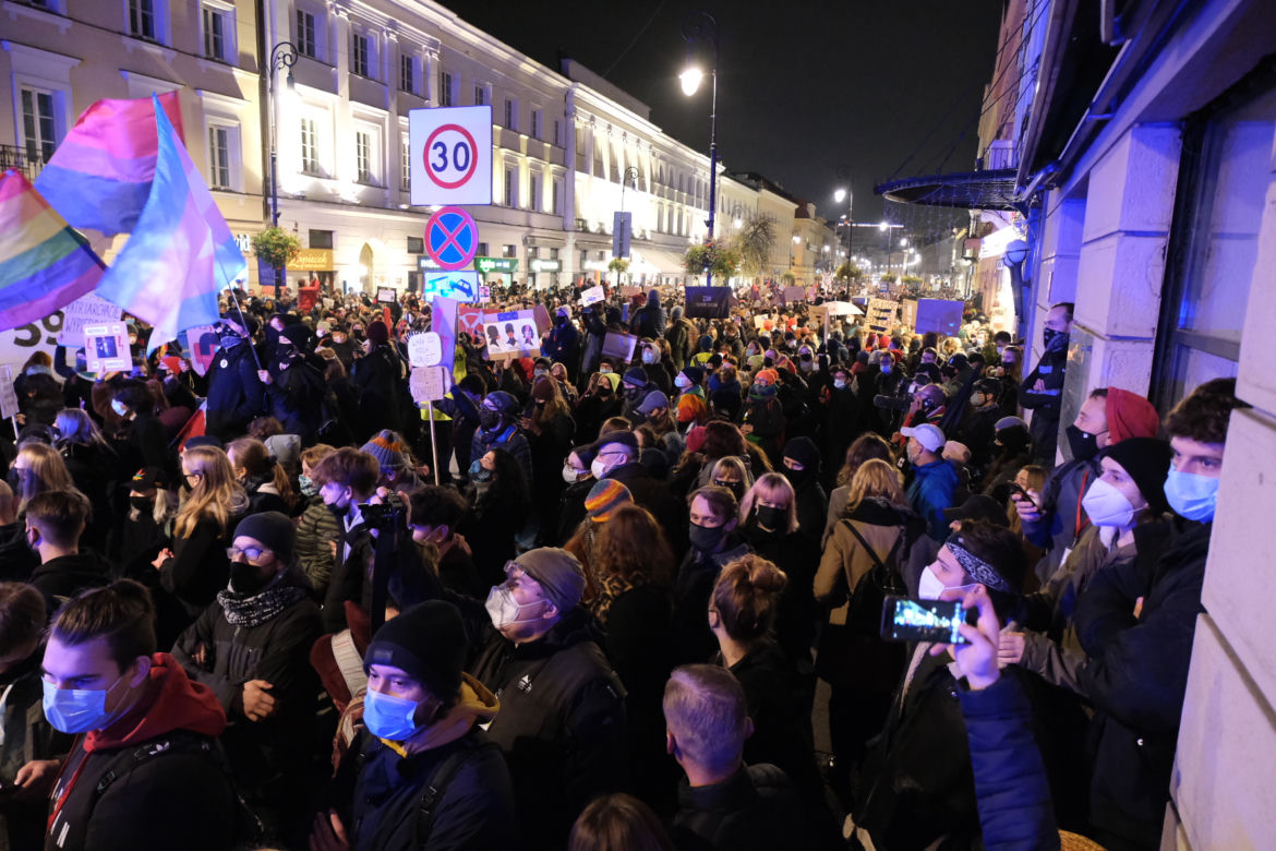 Blokada Sejmu przez Ogólnopolski Strajk Kobiet