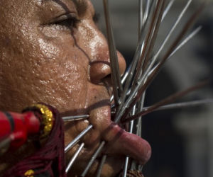 Krwawy festiwal w Tajlandii 