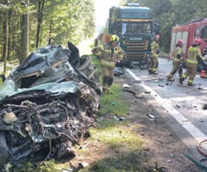 Koszmarny wypadek w Rybnikach. Ks. Arkadiusz zginął na miejscu