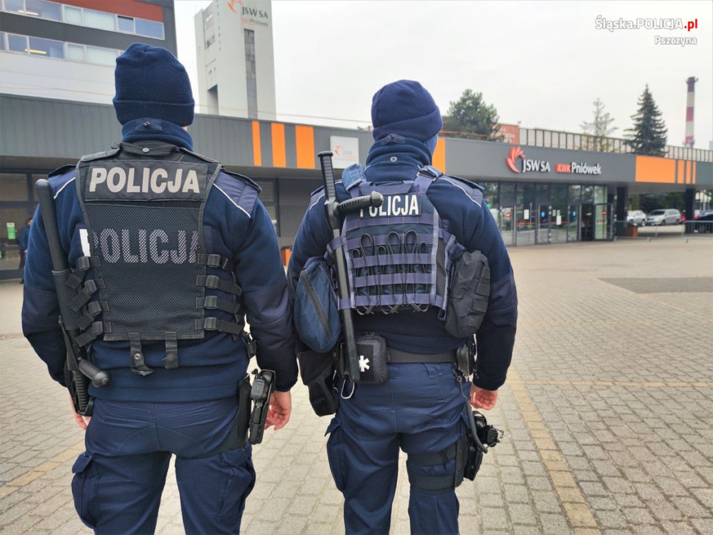 Policja w kopalni