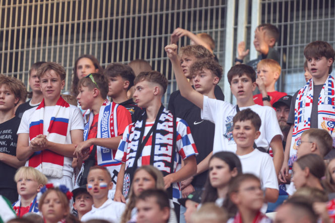 Górnik Zabrze - Ferencvaros: Zdjęcia kibiców z meczu 3. rundy eliminacji Ligi Europy