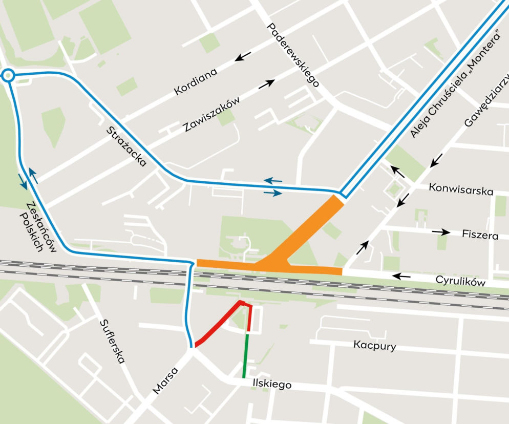 Mapa zmian w ruchu w Rembertowie. O nowej organizacji i utrudnieniach dla kierowców przeczytasz na Radioplus.
