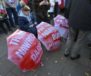 Protest pod TK. Kaczyński