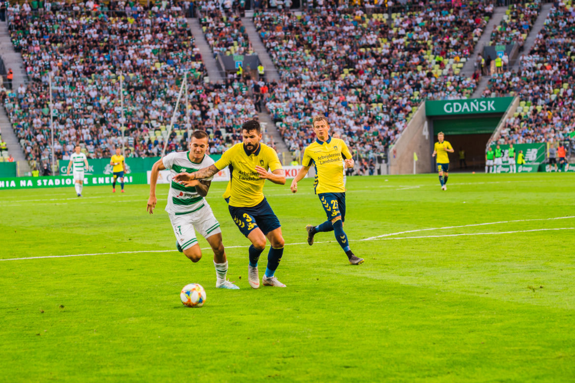 Lechia Gdańsk - Brøndby IF. Mecz Ligi Europy w obiektywie [ZDJĘCIA]