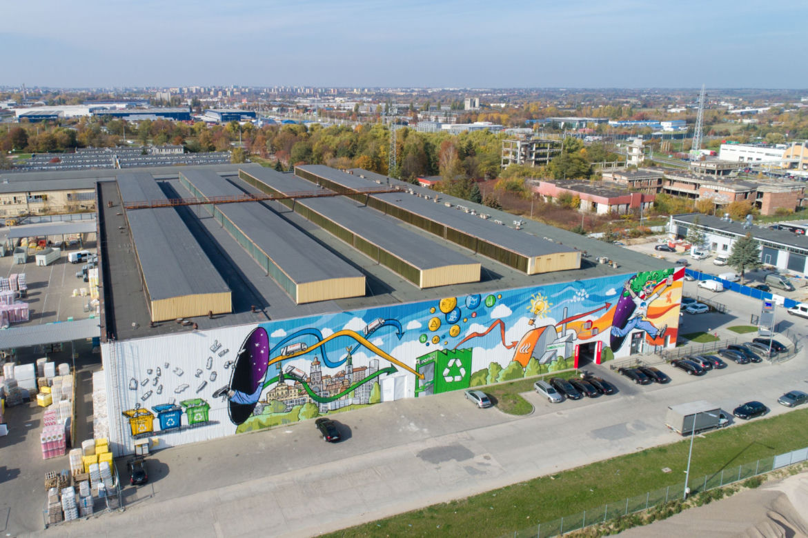 Mural na Centrum Recyklingu