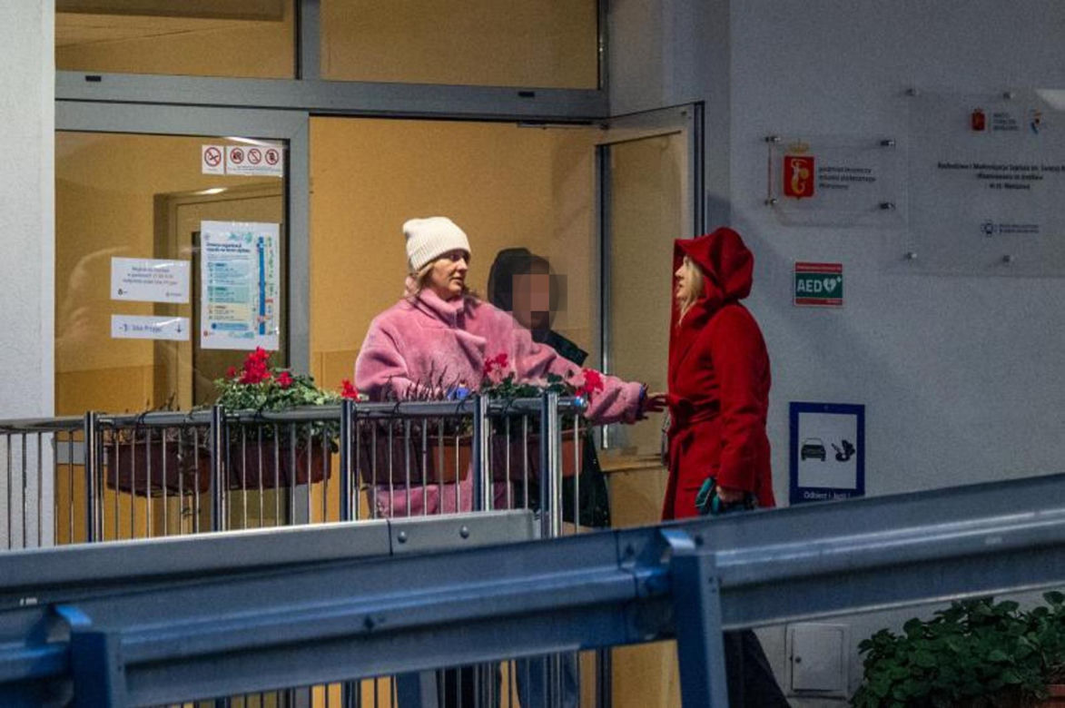 Grażyna Szapołowska w  szpitalu