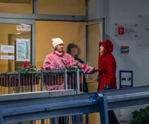 Grażyna Szapołowska w  szpitalu
