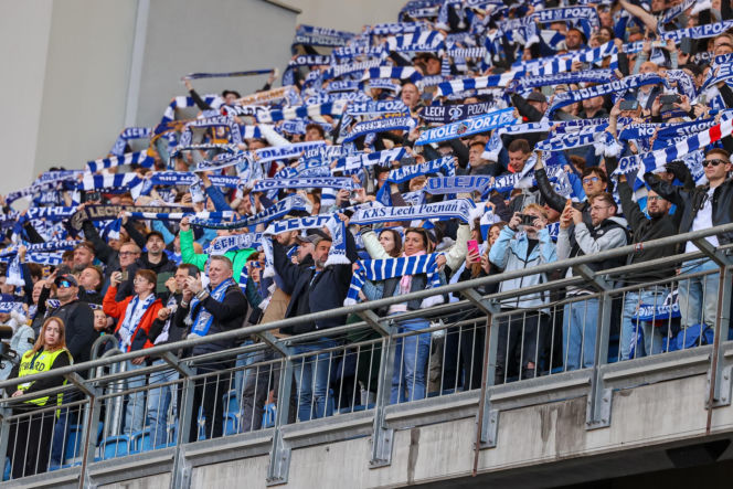 Lech Poznań - Legia Warszawa: Zdjęcia kibiców i zawodników z meczu 30. kolejki PKO BP Ekstraklasy