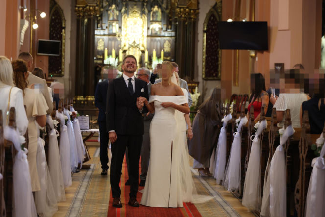 Ślub Filipa Chajzera - suknia panny młodej