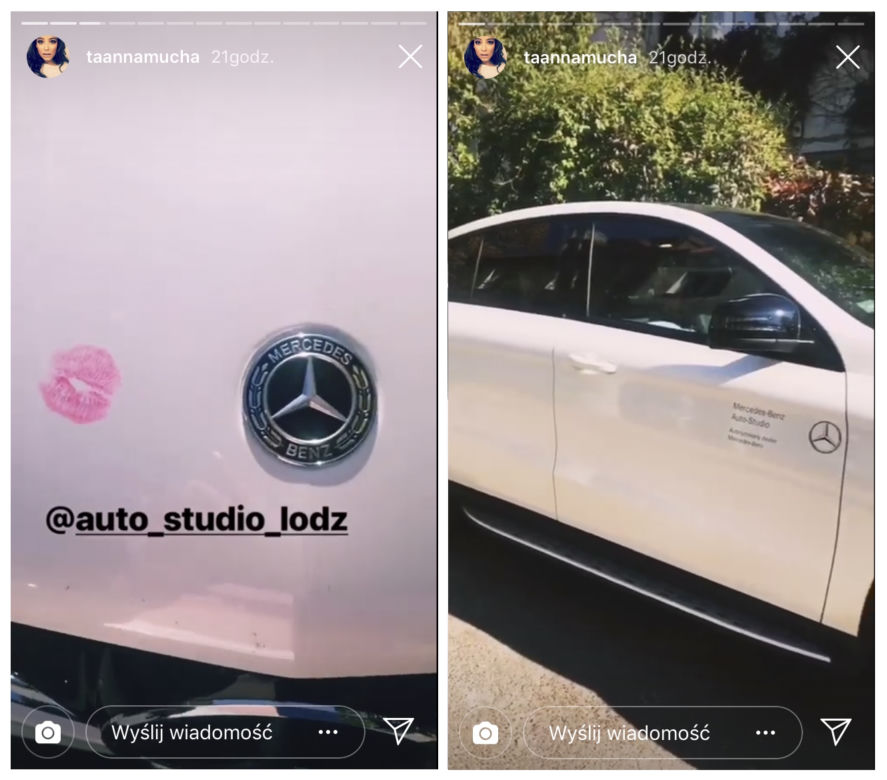 Anna Mucha jeździ nowym Mercedesem GLE Coupe