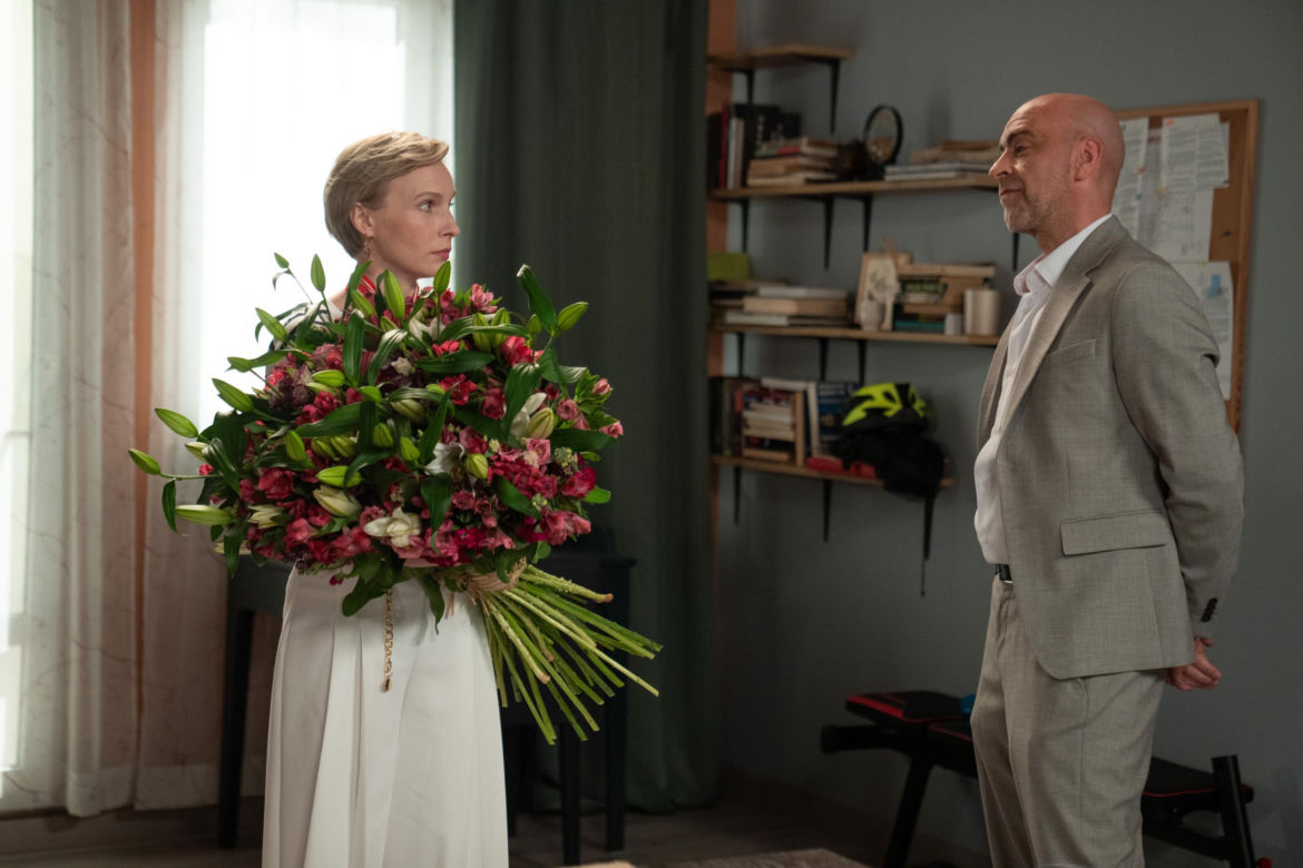 Barwy szczęścia odc. 3239. Bazylow (Andrzej Szeremeta), Sonia (Weronika Nockowska)