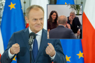 Donald Tusk spotkał się z George'em Clooneyem i jego żoną! Zgodzili się ze mną