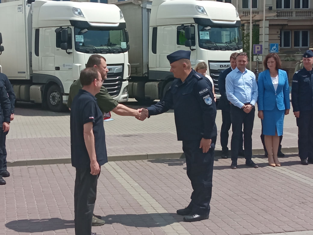 Kolejna transza pomocy dla Ukrainy. „Sprzęt trafi tam gdzie jest najpotrzebniejszy”