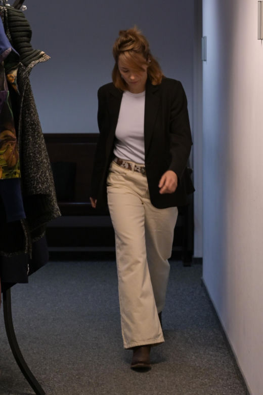 Katarzyna Wajda czekając na rozwód, całowała się w sądzie