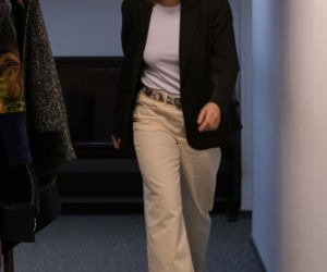 Katarzyna Wajda czekając na rozwód, całowała się w sądzie