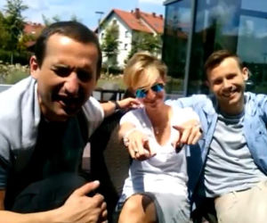 Pierwsza miłość. Misiek Koterski, Urszula Dębska, Mateusz Banasiuk