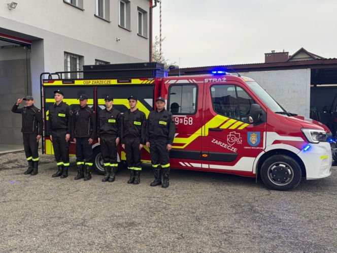 Hołd dla druha z OSP Trąbki