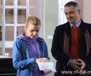 M jak MIŁOŚĆ. Małgosia (Joanna Koroniewska), Zbigniew Korcz (Wojciech Billip)